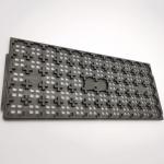 ROHS Black ESD JEDEC Tray High Temperature Resistant For LGA IC Chips