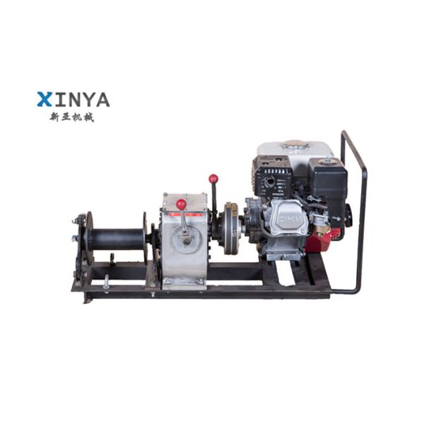 China Gasoline Engine Small Cable Pulling Winches for Power Construction factory