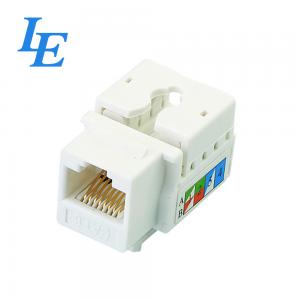 China Ftp Toolless 180 Cat5e Keystone Jack For Networking on sale
