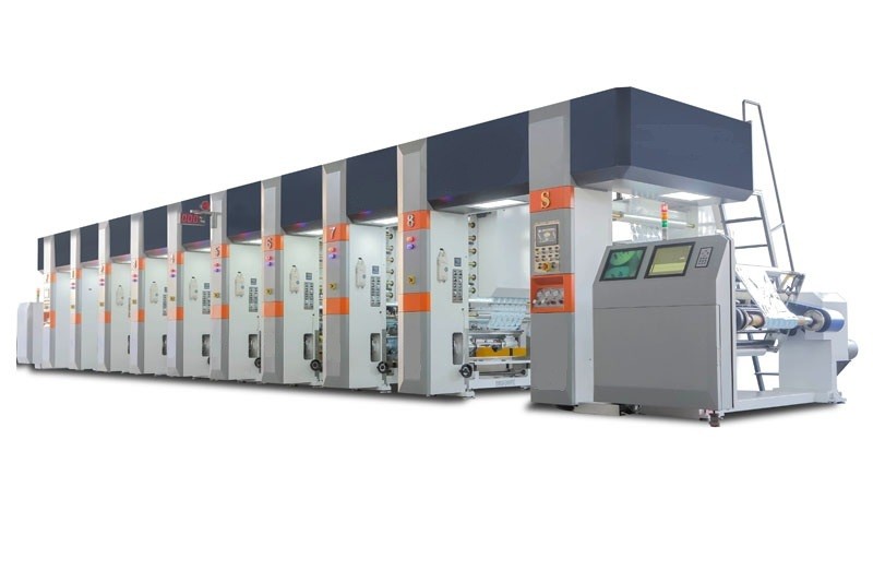 gravure printing press rotogravure 8 color plastic bag printing machine coating high speed