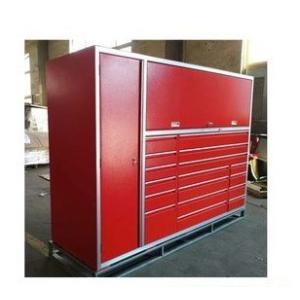 17-Drawer Metal Tool Box on Wheels Customizable Support for Automotive Field