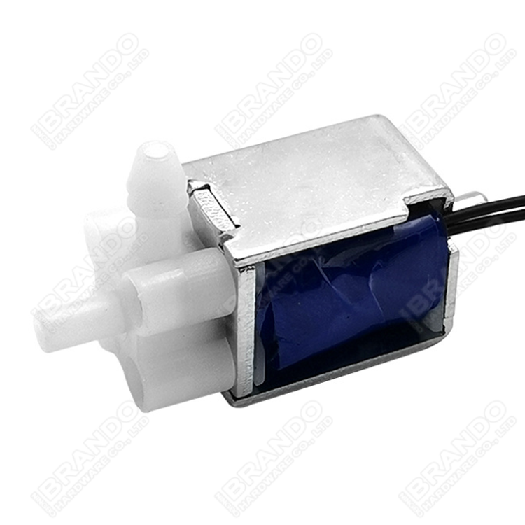 12V 24V Plastic Micro Solenoid Air Valve For Foot Massager Massage Bed