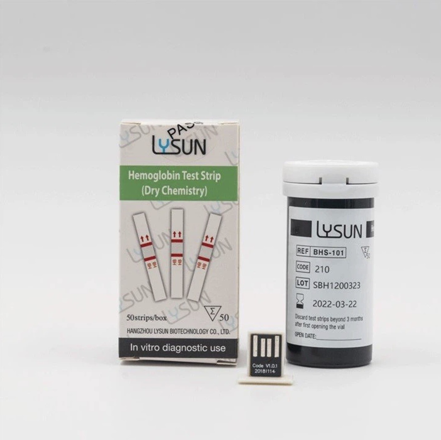 Lysun GUM-101 Home Blood Uric Acid Self Test Kit Effortless And Accurate