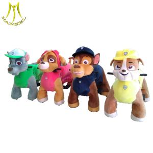 China Hansel amusement park equipment moto animal baby toy ride on walking paw patrol factory