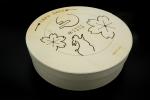 Natural Round Disposable Wooden Box compostable Φ115mm Φ120mm Φ135mm Φ136mm