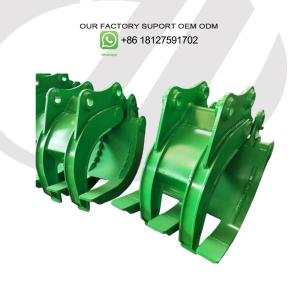 China Customization Hydraulic Log Grapple with 36 Inches Grip Opening and Yes Rotating Motor factory