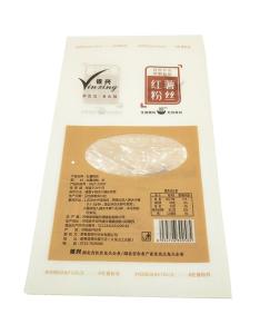 China Cotton Paper Three Side Seal Pouch Noodle Packaging With Window factory