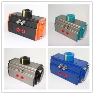China Air Quarter Turn Pneumatic Actuator , 3 Position Part Turn Rotary Air Spring Actuator factory