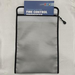 China 11x15inch Large Fire Resistant Document Bag Waterproof Valuables Pouch factory