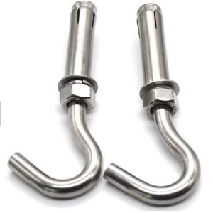 China J Type Ring Hook Sleeve Expansion Anchor Bolts M20 4.8 Grade Thread Length 6 on sale