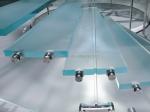 Non-Slip Decorative Acid Etch Laminated Glass Floor Staircase with Privacy