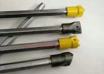 Tungsten Carbide Rock Drilling Tools , Tapered Integral Mining Drill Rods