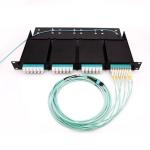 Fiber Optic Lc Apc Patch Cord Male High Performance LGX Cassette Installation