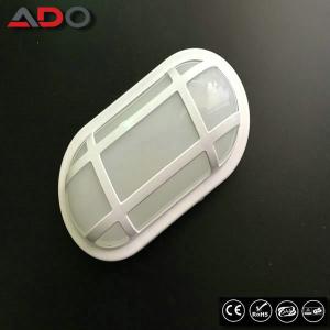 China IK09 Oval White Aluminum 24W PP 2400LM LED Bulkhead Lamp factory