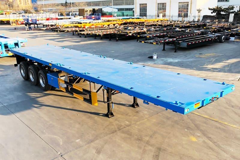 CIMC cheap 2/3/4 axles 45 or 50 to 80 tons high quality national standard steel and structural innovation Flatbed Semi-trailer