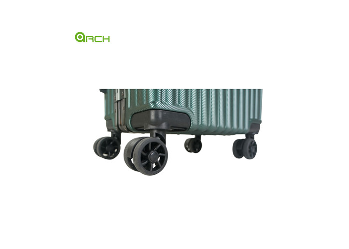 Aluminium Frame ABS Travel Trolley Luggage Bag With Spinner Wheels