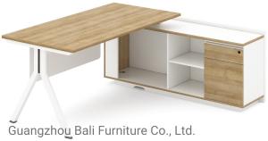 China OEM ODM Wooden Office Computer Table L Shaped Modern Computer Table factory