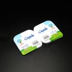 75.5mm Yogurt Foil Lids Anti Acid 0.038mm Die Cut Square Lids
