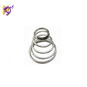 China Industrial Nickel Plated Wire Helical Coil Spring Conical Compression factory
