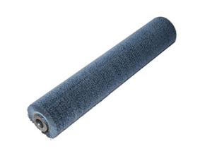 China Nylon Cylindrical Roller Stainless Steel Wire Brush With Steel Shaft factory