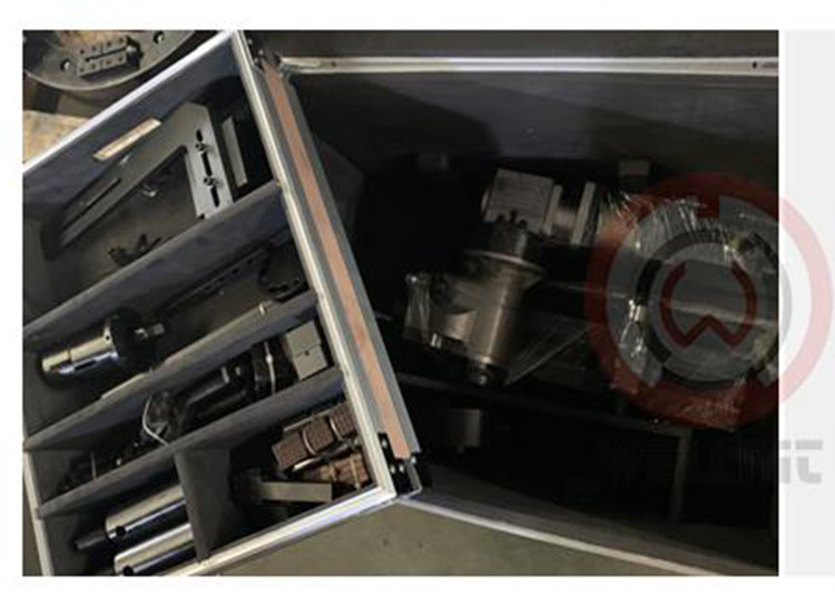 Water Line Sealing Beveling Flange Facer Machine Intermittent Cutting