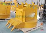 Electro Metal Scrap Lifting Magnet , Ripper Hydraulic Excavator Magnet