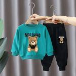 Boys And Girls Children'S Long Sleeve Set Cartoon Pattern