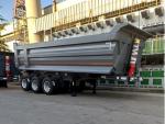 60t Load Capacity Rear Dump Trailer Wabco Relay Valve Durable