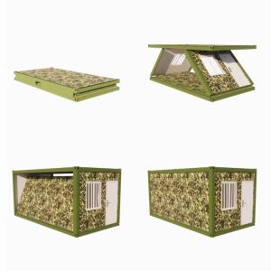 China 20ft 40ft Modern Prefab Container Homes Easy Transportation Prefab Folding House factory