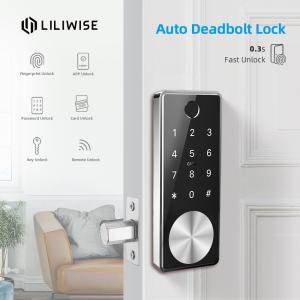 China Smart Key Card Door Lock Smart Digital Bluetooth Access Electronic Fingerprint Door Locks factory