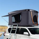 Double Layer Rooftop Camping Tent For Car , 2-3 / 3-4 Person Hard Shell Roof Top