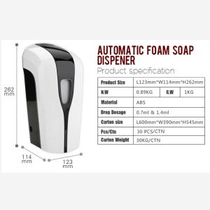 China portable 240V 50/60Hz Automatic Foam Soap Dispenser Commercial factory