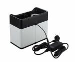 Commercial Electric Coffee Portafilter Cleaner with 2.0L Drum Capacity and 12V