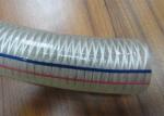 1 Inch - 4 Inch Reinforced Plastic Hose , PVC Fiber Reinforced Steel Wire Hose /