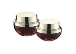Red Serum Glass Lotion Bottles Not Deformation Environmental Friendly Material