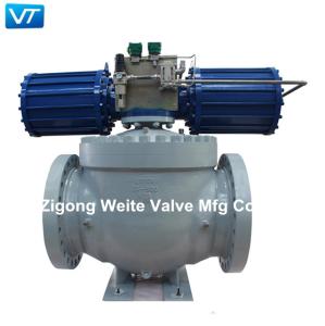 China 24In WCB Top Entry Ball Valve Online Maintenance Pneumatic Operated Industrial factory
