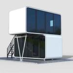 Mobile Living Container House Control Quick Assemble Mini Removable Fitted
