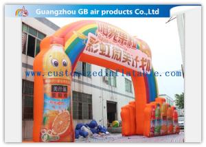 China Trade Show Custom Inflatable Arch With High Temperature Heatseal 14m Span factory