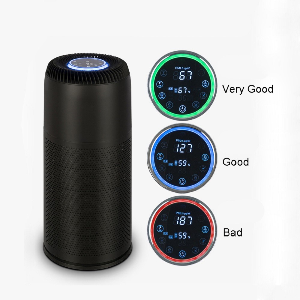 HEPA Anion Filter Tower Air Purifier 20W 220V UV Light