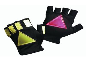 China OEM / ODM Traffic Safety Gloves Fingerless Reflective Tape CE Approved factory