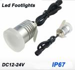 Mini Led Moonlight Footlights Dimmable IP67 12V 24V Wall Floor Deck Corner Light
