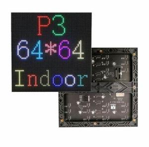 China Advertising P3 Indoor Full Color LED Display 192x192mm Die Casting Aluminum factory