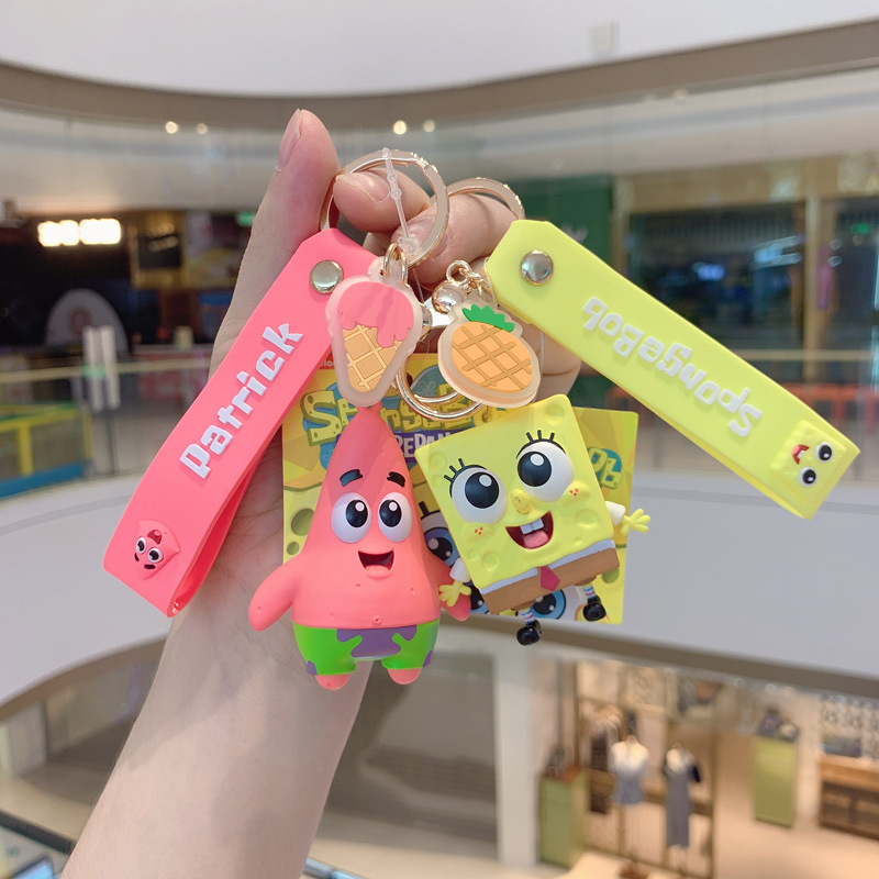 3D Soft PVC Rubber Cartoon Silicone Doll PVC Key Chain with Customized Logo