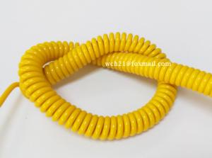 China UL20197 TPU-sheath Curly Guitar Spiral Cable factory