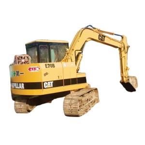 China 2021 Japan Crawler Cat E70B Used Excavator Machine with Original Hydraulic Cylinder factory