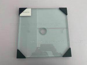 China EN12150 19mm Tempered Glass Panels With Hole Cutcout Printing factory