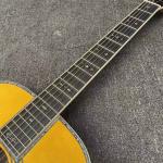 Custom Solid Spruce OM Body Solid Rosewood Back Side Acoustic Electric Guitar