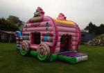 Princess carriage inflatable jumping castle slide with lead free material on