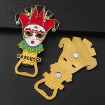 Soft Enamel Magnetic Fridge Beer Opener 3D Zinc Alloy Material