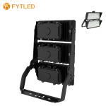 Black IP67 Level 4000K 750W LED Sport Court Lights Powder Coating